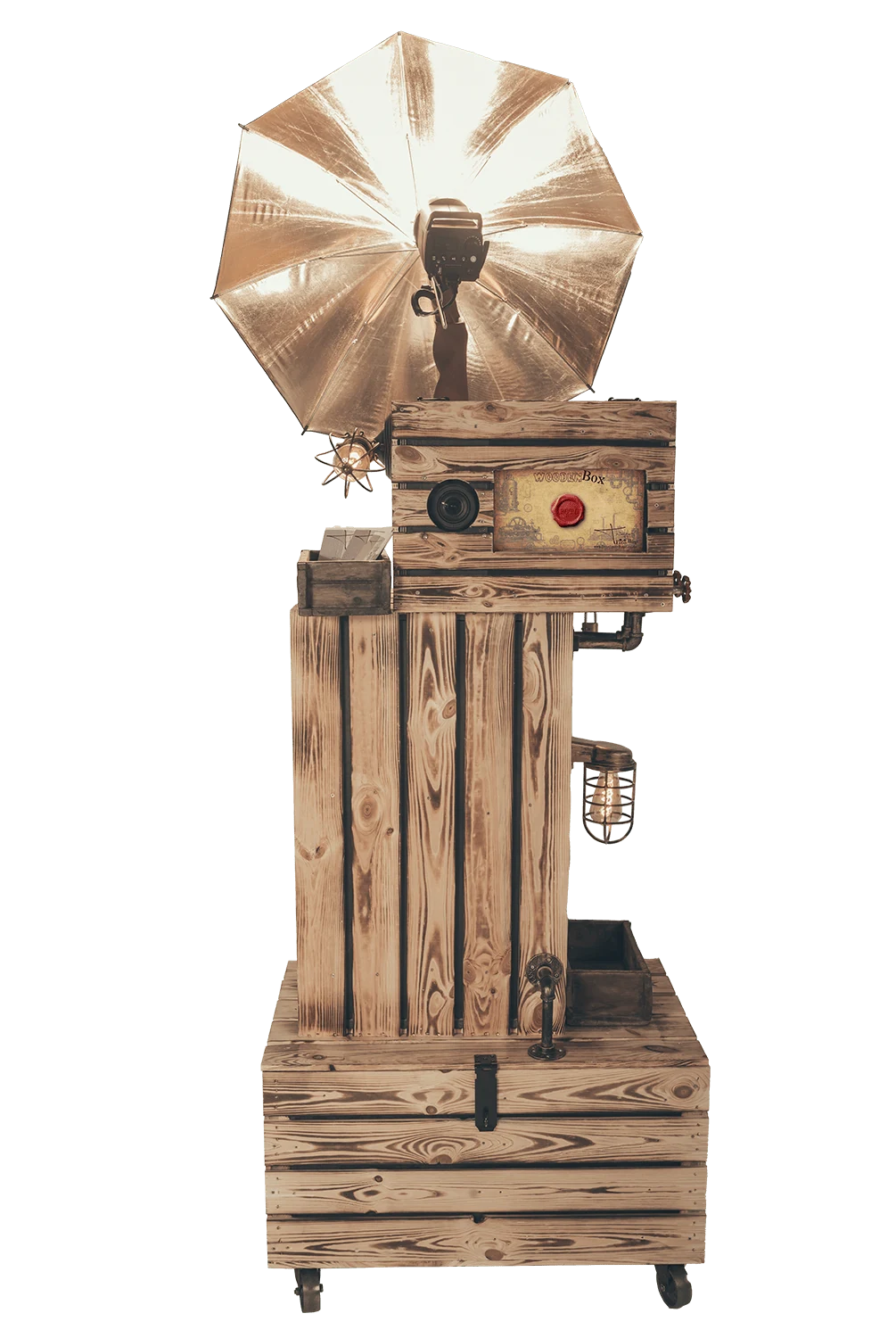 Wooden Fotobox von Thielges Fotobox